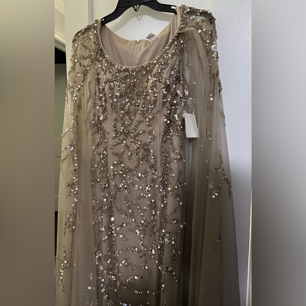 Elegant Beaded Evening Gown